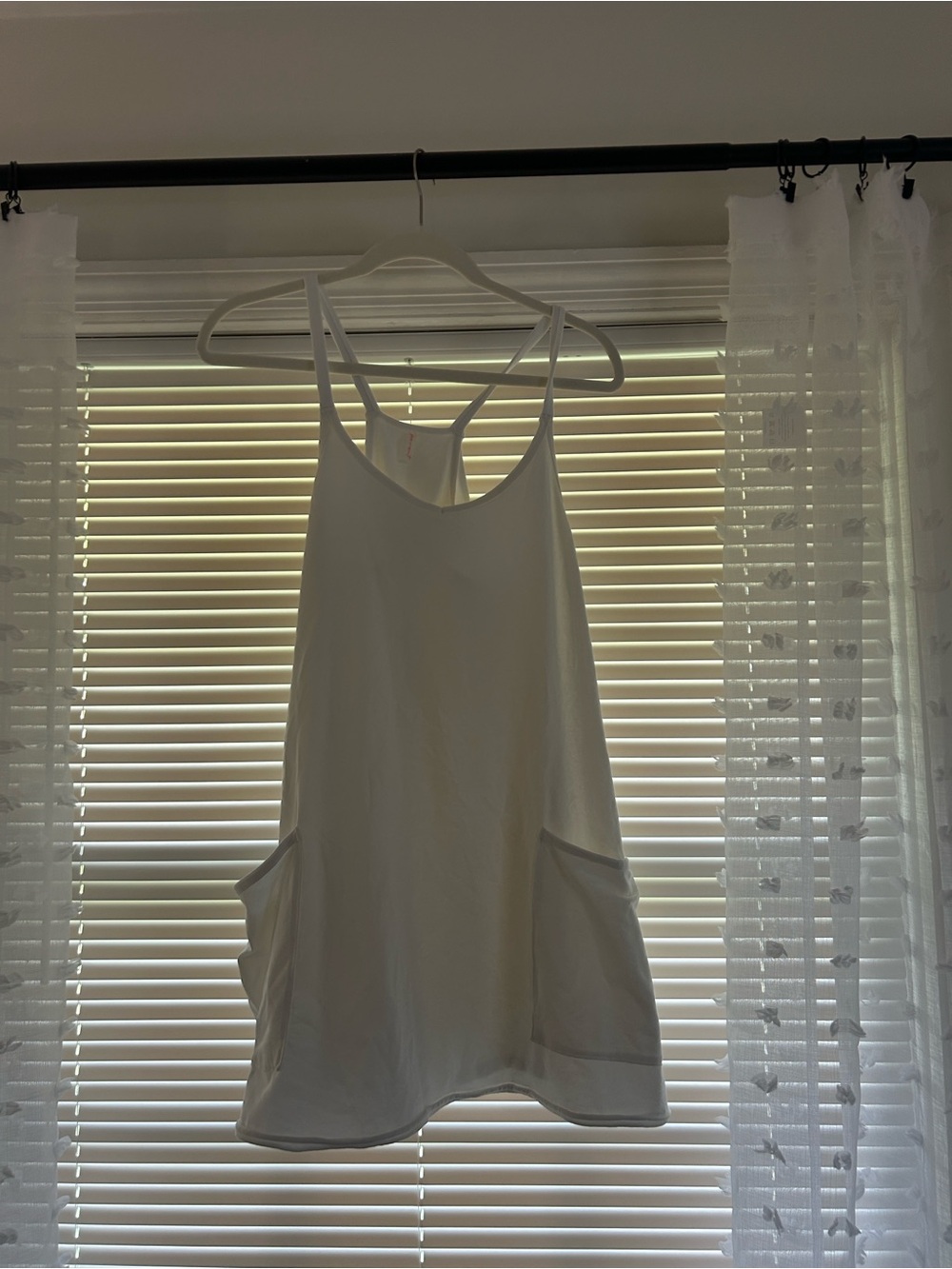 Free People Women's White Pocket Tank Dress